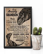 NEVER FORGET I LOVE YOU - TO GRANDSON FROM CICI 11x17 Poster lifestyle-poster-8