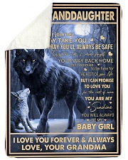 MY BABY GIRL - GRANDMA TO GRANDDAUGHTER Sherpa Fleece Blanket tile