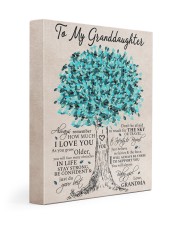 BABY GIRL - TO GRANDDAUGHTER FROM GRANDMA 11x14 Gallery Wrapped Canvas Prints front