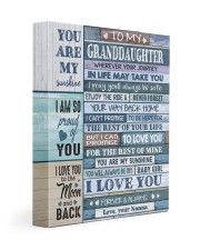 YOU ARE MY SUNSHINE - GREAT GIFT FOR GRANDDAUGHTER 11x14 Gallery Wrapped Canvas Prints front