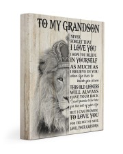 I LOVE YOU - GREAT GIFT FOR GRANSON 11x14 Gallery Wrapped Canvas Prints front