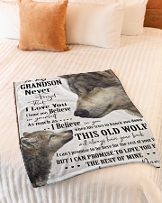 1 DAY LEFT - GET YOURS NOW Small Fleece Blanket - 30" x 40" aos-coral-fleece-blanket-30x40-lifestyle-front-01