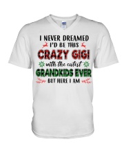 I Never Dreamed - Perfect Gift For Gigi V-Neck T-Shirt tile