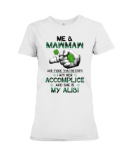 She Is My Alibi - Amazing Gift For Granddaughter Premium Fit Ladies Tee tile