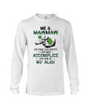 She Is My Alibi - Amazing Gift For Granddaughter Long Sleeve Tee tile