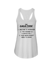 THE GAGA CODE - BEDTIME IS WHENEVER Ladies Flowy Tank tile