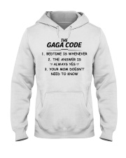 THE GAGA CODE - BEDTIME IS WHENEVER Hooded Sweatshirt tile