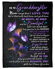 I LOVE YOU - BEST GIFT FOR GRANDDAUGHTER Small Fleece Blanket - 30" x 40" front