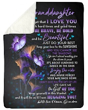 I LOVE YOU - BEST GIFT FOR GRANDDAUGHTER Sherpa Fleece Blanket tile