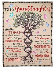 BE THERE TO SUPPORT YOU - GRANDMA TO GRANDDAUGHTER Small Fleece Blanket - 30" x 40" front