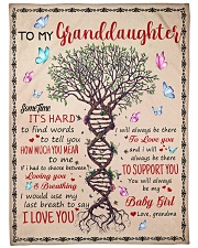 BE THERE TO SUPPORT YOU - GRANDMA TO GRANDDAUGHTER Fleece Blanket tile