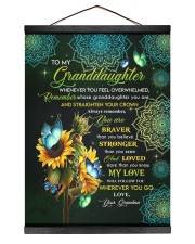 MY LOVE - LOVELY MESSAGE GIFT FOR GRANDDAUGHTER Hanging Canvas tile