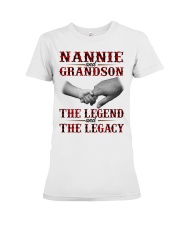 THE LEGEND AND THE LEGACY - BEST GIFT FOR NANNIE Premium Fit Ladies Tee tile