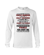 HE HAS ANGER ISSUES - BEST GIFT FOR GRANDSON Long Sleeve Tee tile