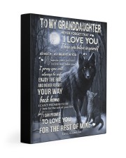 BELIEVE IN YOURSELF GIFT TO GRANDDAUGHTER 11x14 Gallery Wrapped Canvas Prints front