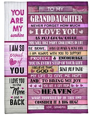 BRING ME JOY - GRANDMA TO GRANDDAUGHTER Fleece Blanket tile
