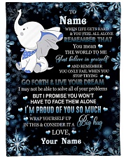 I'M PROUD OF YOU SO MUCH - LOVELY GIFT FOR GRANDDAUGHTER Fleece Blanket tile