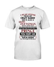 I Get My Attitude From My Crazy Nanny - Best Gift For Grandson Classic T-Shirt tile