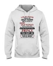 I Get My Attitude From My Crazy Nanny - Best Gift For Grandson Hooded Sweatshirt tile
