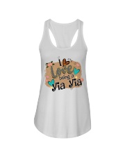 I LOVE BEING A YIA YIA - PERFECT GIFT FOR YIA YIA Ladies Flowy Tank tile