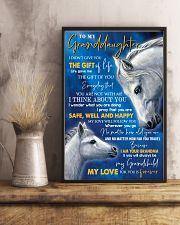 The Gift Of You - Amazing Gift For Granddaughter 11x17 Poster lifestyle-poster-3
