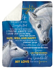 The Gift Of You - Amazing Gift For Granddaughter Sherpa Fleece Blanket tile