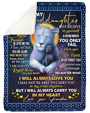 I WILL ALWAYS LOVE YOU - GIFT FOR GRANDDAUGHTER Sherpa Fleece Blanket tile