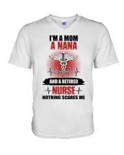 NOTHING SCARE ME - PERFECT GIFT FOR GRANDMA V-Neck T-Shirt tile