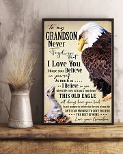 I BELIEVE IN YOU - SPECIAL GIFT FOR GRANDSON 11x17 Poster lifestyle-poster-3