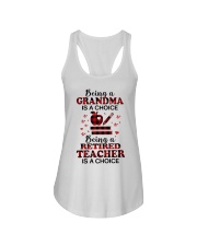 BEING RETIRED TEACHER - PERFECT GIFT FOR TEACHER Ladies Flowy Tank tile