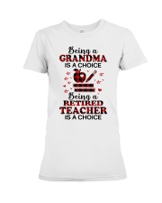 BEING RETIRED TEACHER - PERFECT GIFT FOR TEACHER Premium Fit Ladies Tee tile
