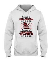 BEING RETIRED TEACHER - PERFECT GIFT FOR TEACHER Hooded Sweatshirt tile