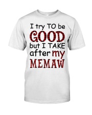 TAKE AFTER MY MEMAW - SPECIAL GIFT FOR GRANDKIDS Classic T-Shirt tile