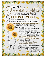 JUST DO YOUR BEST - GREAT GIFT FOR GRANDDAUGHTER Fleece Blanket tile