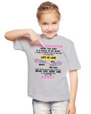 I'LL BE HUGGING YOU - BEST GIFT FOR GRANDDAUGHTER Youth T-Shirt lifestyle-youth-tshirt-front-2