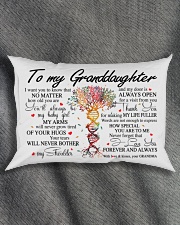 THANK YOU - GRANDMA TO GRANDDAUGHTER Rectangular Pillowcase aos-pillow-rectangle-front-lifestyle-1