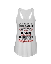 LIVING THE DREAM - PERFECT GIFT FOR NANA Ladies Flowy Tank tile