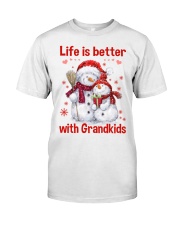 LIFE IS BETTER WITH GRANDKIDS - PERFECT GIFT FOR GRANDMA Classic T-Shirt tile