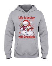 LIFE IS BETTER WITH GRANDKIDS - PERFECT GIFT FOR GRANDMA Hooded Sweatshirt front