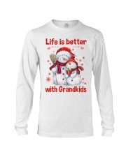 LIFE IS BETTER WITH GRANDKIDS - PERFECT GIFT FOR GRANDMA Long Sleeve Tee tile
