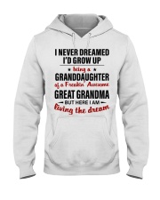LIVING THE DREAM - BEST GIFT FOR GRANDDAUGHTER Hooded Sweatshirt tile