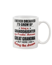 LIVING THE DREAM - BEST GIFT FOR GRANDDAUGHTER Mug tile