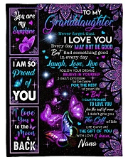 I LOVE YOU - BEAUTIFUL GIFT TO GRANDDAUGHTER Small Fleece Blanket - 30" x 40" front