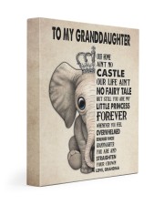 ELEPHANT LITTLE PRINCESS - GRANDMA TO GRANDDAUGHTE 11x14 Gallery Wrapped Canvas Prints front