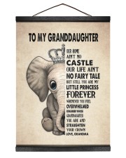 ELEPHANT LITTLE PRINCESS - GRANDMA TO GRANDDAUGHTE Hanging Canvas tile