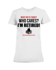 I'M RETIRED - PERFECT GIFT FOR GRANDMA Premium Fit Ladies Tee tile