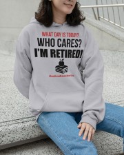 I'M RETIRED - PERFECT GIFT FOR GRANDMA Hooded Sweatshirt apparel-hooded-sweatshirt-lifestyle-front-101