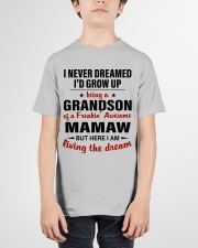 LIVING THE DREAM - BEST GIFT FOR GRANDSON Youth T-Shirt garment-youth-tshirt-front-01
