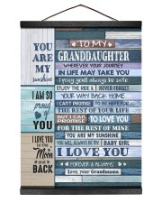 YOU ARE MY SUNSHINE-SPECIAL GIFT FOR GRANDDAUGHTER Hanging Canvas tile