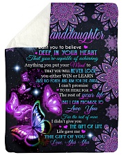 DEEP IN YOUR HEART - BEST GIFT FOR GRANDDAUGHTER Sherpa Fleece Blanket tile